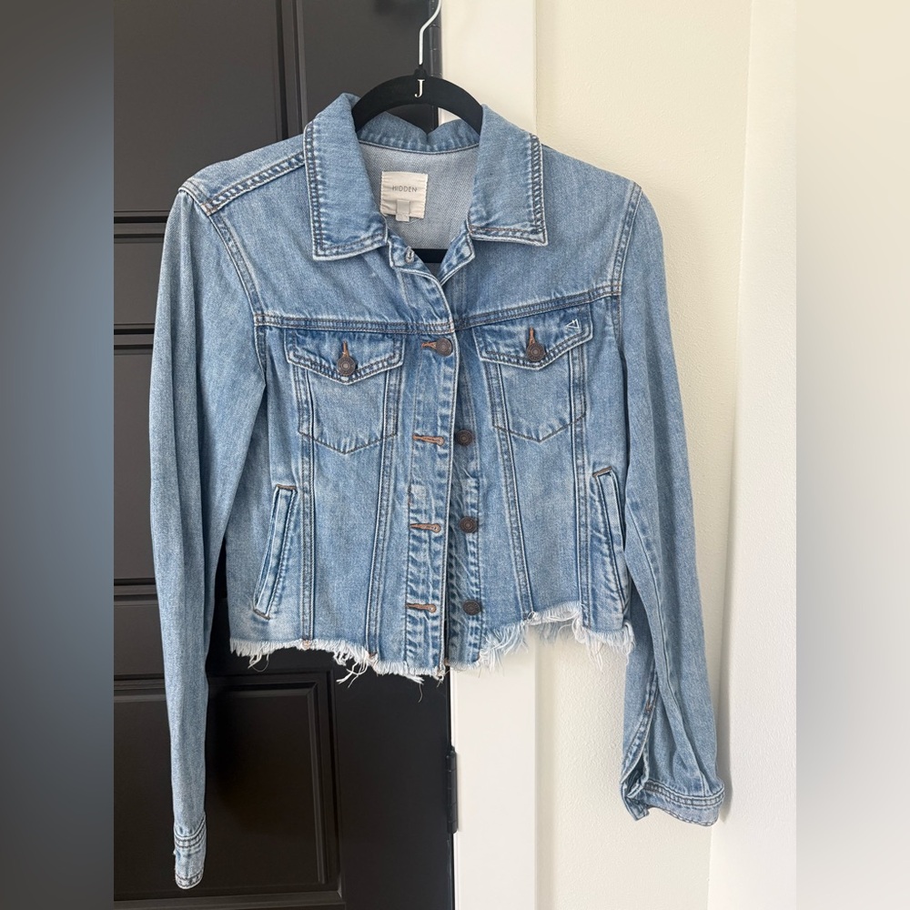 Hidden Light Blue Denim Jacket